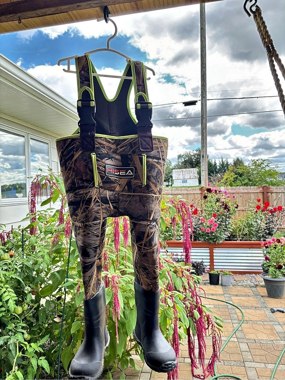 Hisea Neoprene Chest Waders Camo 2T